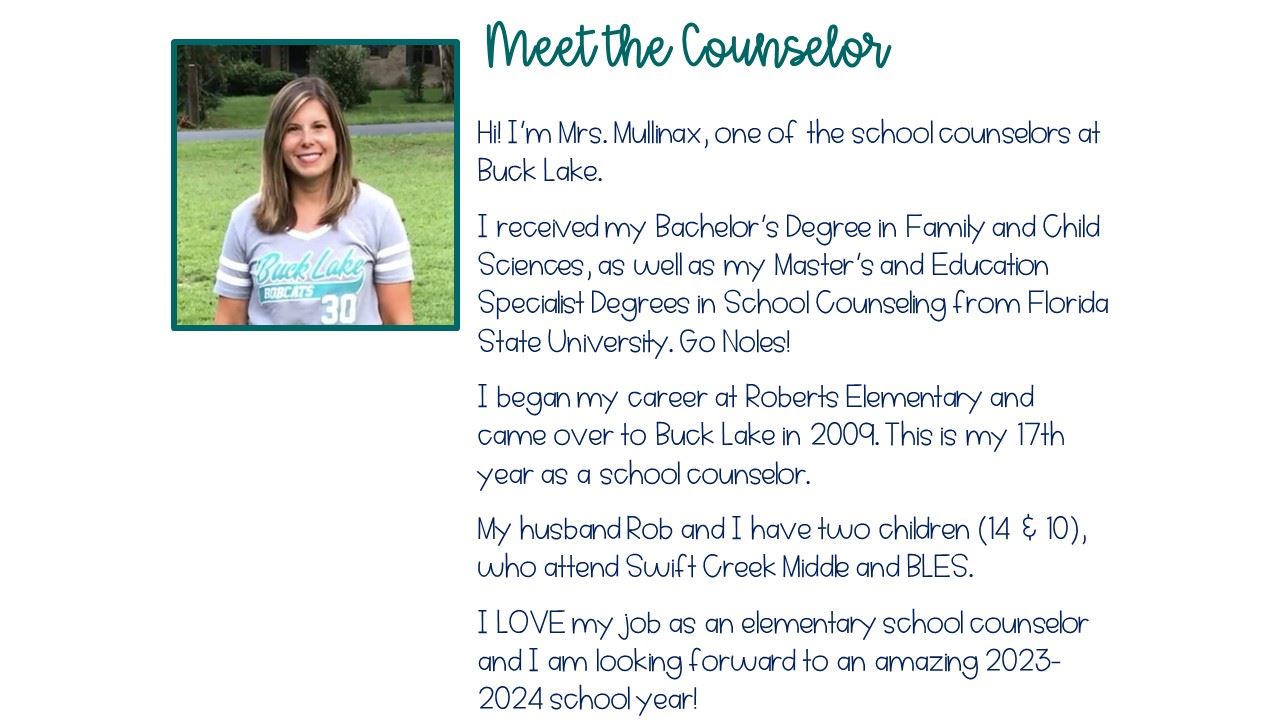 Meet the Counselor